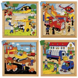 Set 4 puzzle de Actiune - Educo