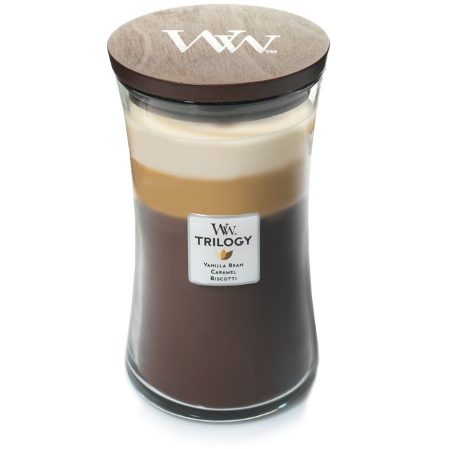 Lumanare parfumata - Trilogy Large - Cafe Sweets | WoodWick