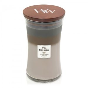 Lumanare parfumata - Trilogy Large Jar - Cozy Cabin | WoodWick