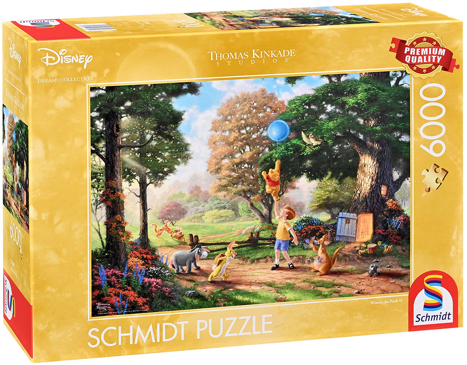 Puzzle 6000 de piese - Thomas Kinkade - Winnie the Pooh II | Schmidt - imagine 2