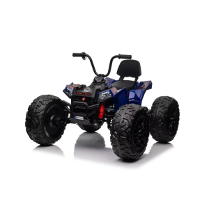 ATV electric pentru copii Monster Wheel 4x4 24V 350W (sx2129) Albastru - Autokids.ro