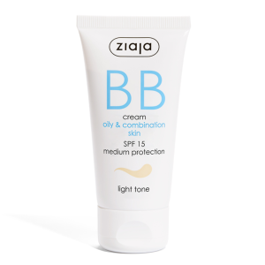 Crema BB cu SPF15 nuanta deschisa pentru ten mixt  gras