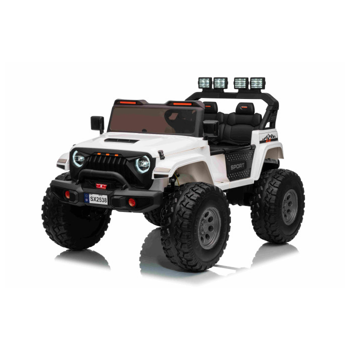 Masinuta electrica pentru copii cu 2 locuri SUV Extreme Sport 24V 400W 4x4 (2539) Alb - Autokids.ro