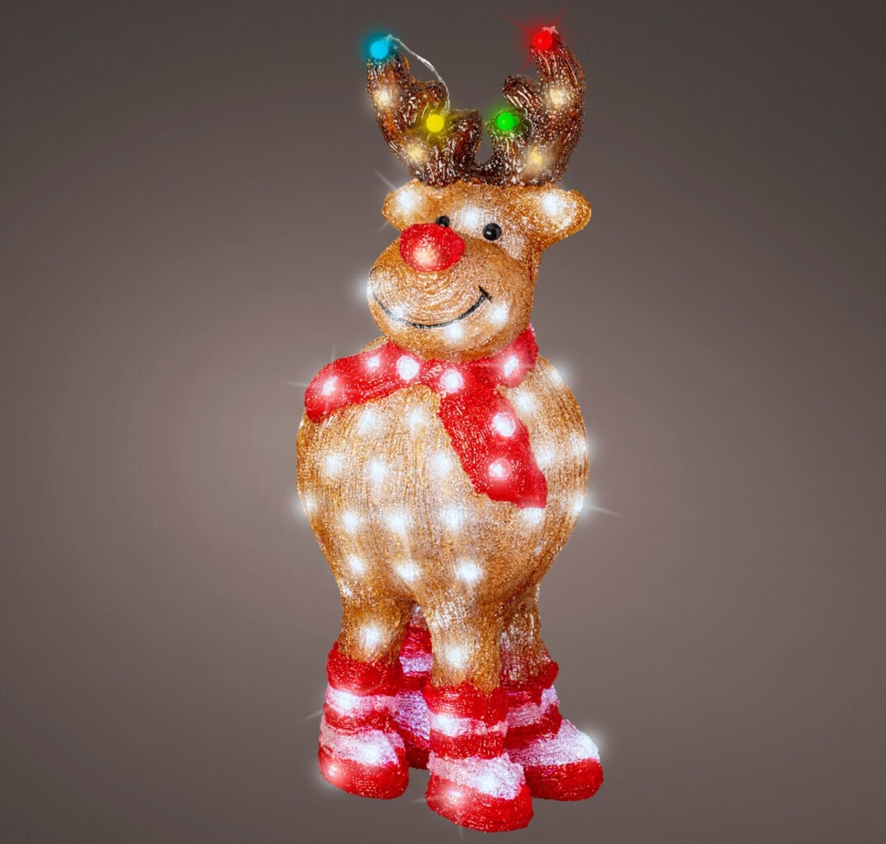 Decoratiune luminoasa de exterior Reindeer