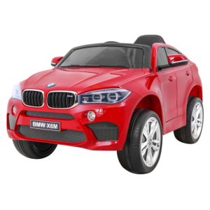 Masinuta electrica pentru copii BMW X6M (2199) Visiniu metalizat - Autokids.ro