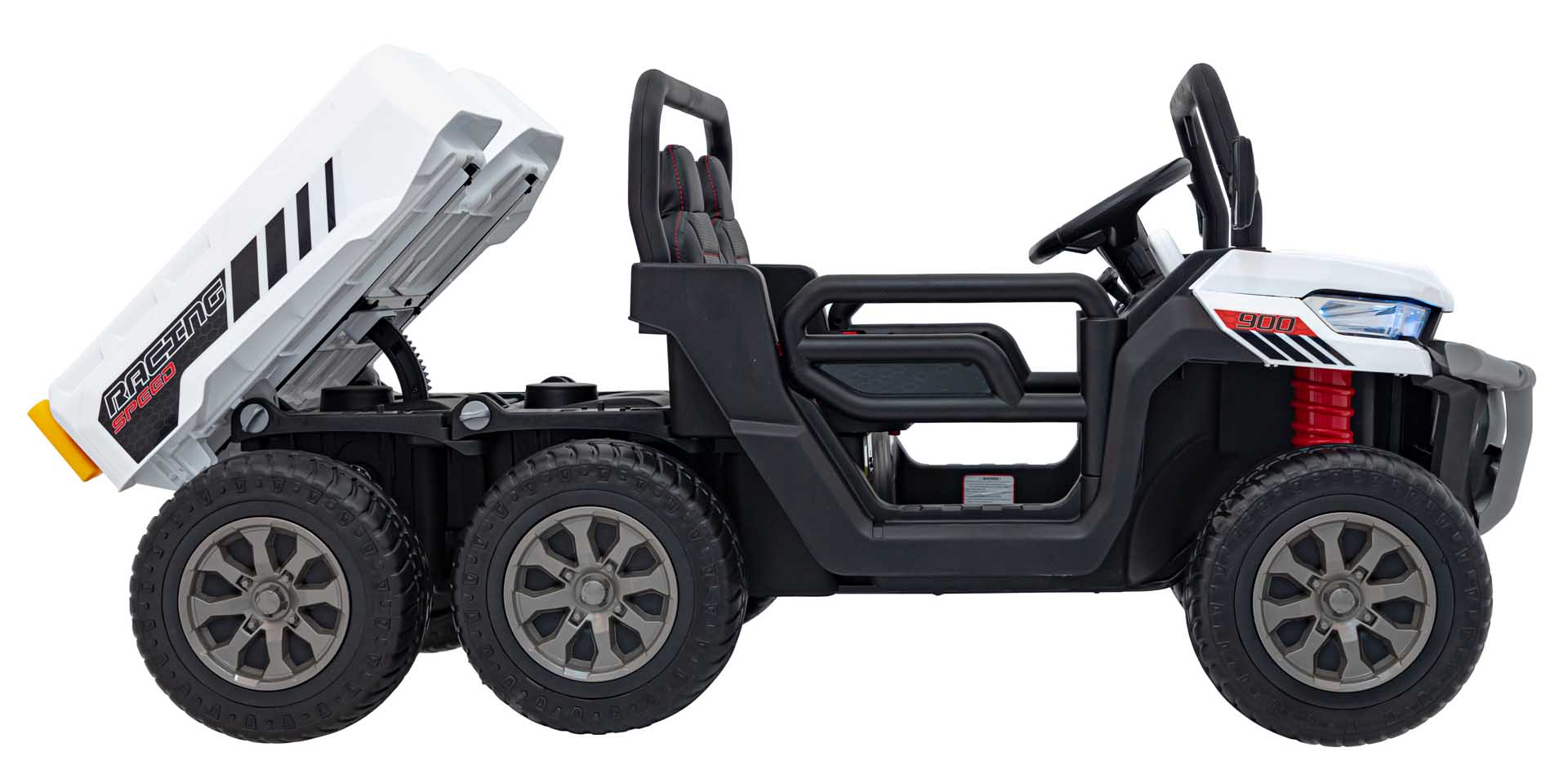 Reducere 18% - UTV eIectric pentru copii cu 2 locuri Farmer Truck SPEED XXL 900 24V 400W 4x4 (623B-24V) Alb - Autokids.ro - imagine 2