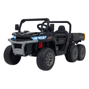 UTV eIectric pentru copii cu 2 locuri Farmer Truck XXL 900 12V 200W 4x4 (623B) Negru - Autokids.ro