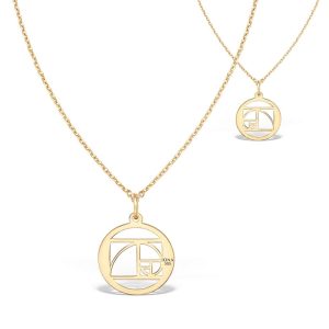 Colier THE GOLDEN RATIO - aur galben 14K