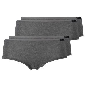 Set de chiloti hipster din amestec de bumbac - 4 perechi - Gri