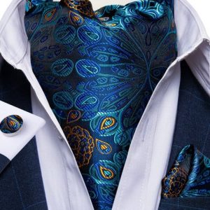 Set cravata / esarfa Ascot + batista + butoni