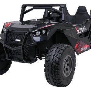 UTV electric pentru 2 copii Buggy XXL FAST EDITION cu viteza maxima 15km/h 500W 24V 4x4 (sx2929-fast) Negru - Autokids.ro
