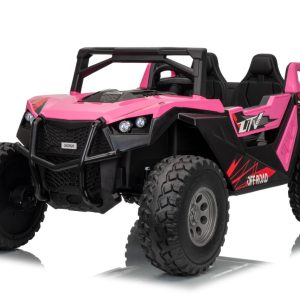 UTV electric pentru 2 copii Buggy XXL FAST EDITION cu viteza maxima 15km/h 500W 24V 4x4 (sx2929-fast) Roz - Autokids.ro