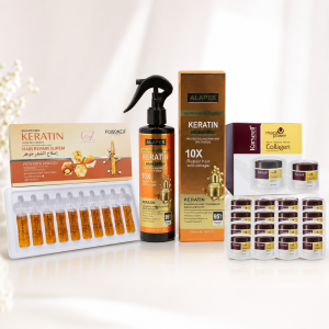 Set Reparare Express par – Spray Rapid 250ml + 10 Fiole cu Keratină