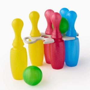 Set popice de bowling cu sclipici Ecoiffier
