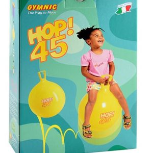 Minge cu maner 45 cm galbena pentru copii