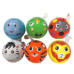 Minge de fotbal cu animale 20 cm