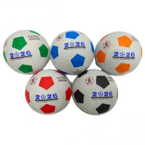 Minge de fotbal marime 5 fabricata din cauciuc