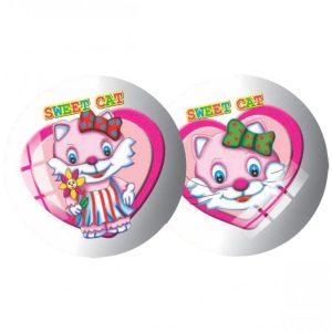 Minge mare din PVC Sweet cat 23 cm