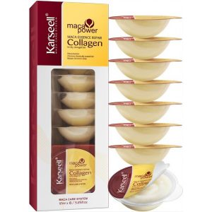 Karseell Maca Essence Repair Collagen 12ml x 8 - Tratament Profesional pentru Repararea Parului Deteriorat