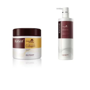 Set Karseell Collagen – Masca de Par 500ML + Sampon cu Maca 500ML | Hidratare
