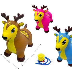 Jucarie gonflabila pentru copii Malplay Brown Reindeer