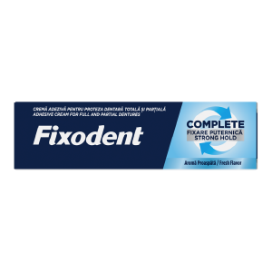 Crema adeziva pentru proteza dentara Complete Strong Hold Fresh