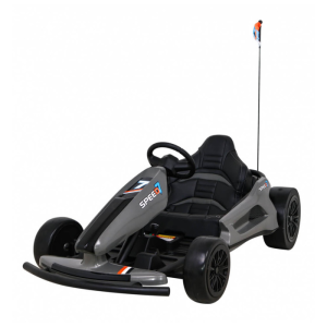 Kart electric pentru copii DRIFT KING 24 Volti (035) Gri - Autokids.ro