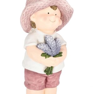 Decoratiune de gradina Justy Boy Stand W-Lavender