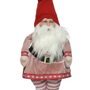 Decoratiune Gnome w dress pink