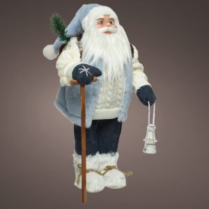 Decoratiune Santa w stick &lantern
