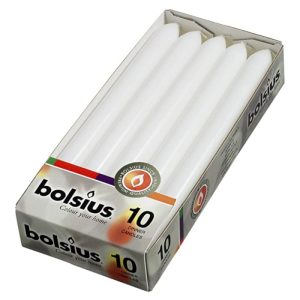 Lumanare Cilindrica Bolsius Alb Long 230/20