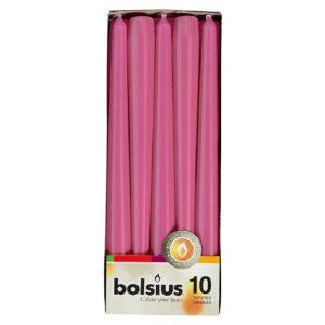 Lumanare Conica Decorativa Bolsius Roz