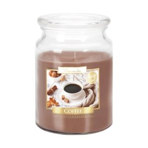 Lumanare Parfumata in Borcan cu Capac Cafea