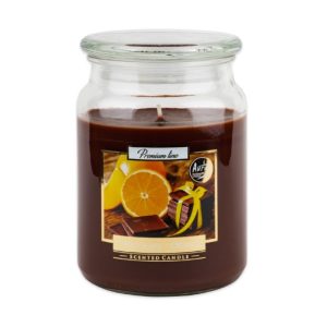 Lumanare Parfumata in Borcan cu Capac Ciocolata