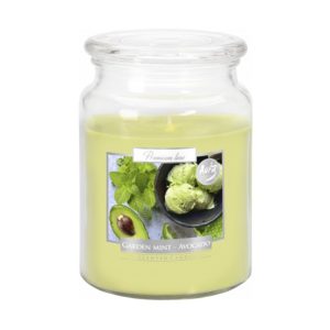 Lumanare Parfumata in Borcan cu Capac Menta si Avocado