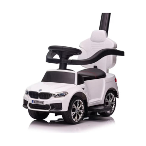 Masinuta de impins cu maner parental 3-in-1 BMW M5 (sx2078) Alb  - Autokids.ro