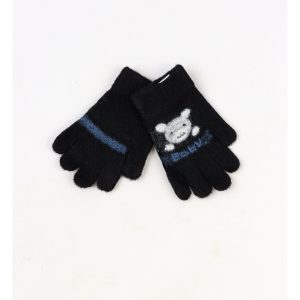 Manusi copii baby rabbit negru