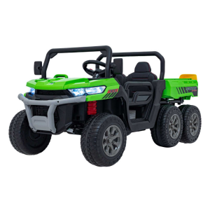 UTV eIectric pentru copii cu 2 locuri Farmer Truck SPEED XXL 900 24V 400W 4x4 (623B-24V) Verde - Autokids.ro