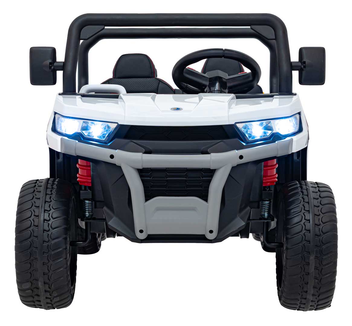 Reducere 4% - UTV eIectric pentru copii cu 2 locuri Farmer Truck XXL 900 12V 200W 4x4 (623B) Alb - Autokids.ro - imagine 2