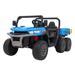 UTV eIectric pentru copii cu 2 locuri Farmer Truck SPEED XXL 900 24V 400W 4x4 (623B-24V) Albastru - Autokids.ro