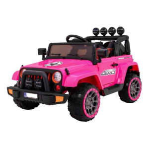 Masinuta electrica pentru copii FULL TIME 4WD (7588) 4x4 Roz - Autokids.ro