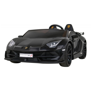 Masinuta electrica pentru copii Lamborghini Aventador SVJ Roadster 24V 500W Drift cu 2 locuri viteza maxima 13km/h (2028-drift) Negru - Autokids.ro