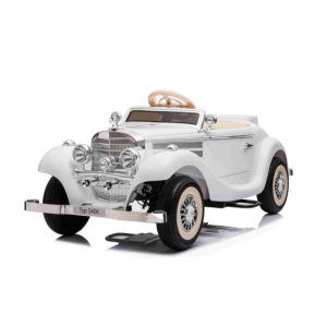 Masinuta electrica pentru copii Mercedes Retro TYP 540K 4x4 (A200) Alb - Autokids.ro