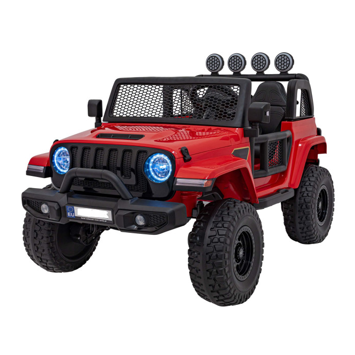 Masinuta electrica pentru copii SUV OFFROAD 4x4 (JL213) Rosu - Autokids.ro