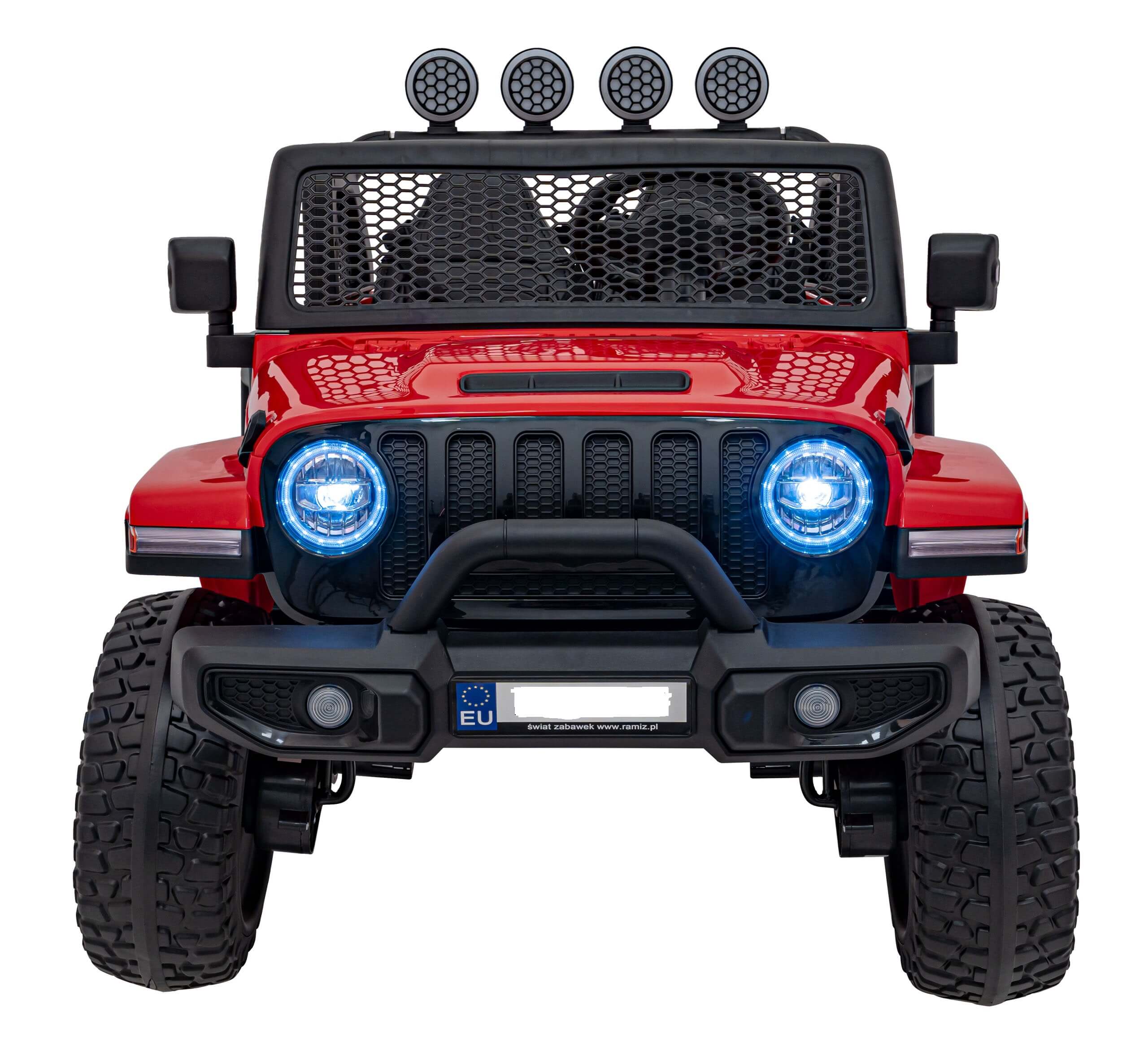 Masinuta electrica pentru copii SUV OFFROAD 4x4 (JL213) Rosu - Autokids.ro - imagine 2