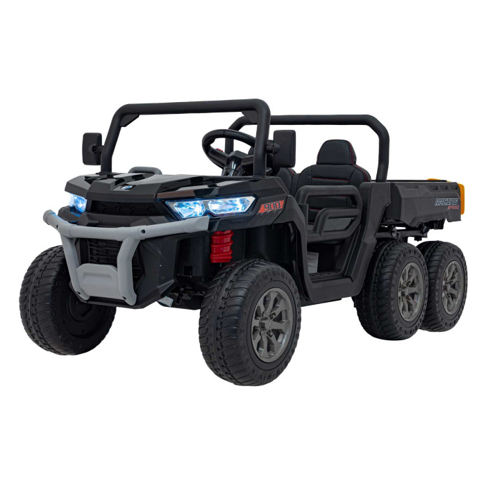 UTV eIectric pentru copii cu 2 locuri Farmer Truck XXL 900 12V 200W 4x4 (623B) Negru - Autokids.ro