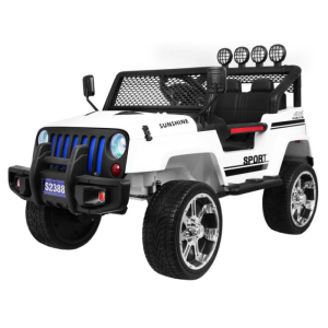 Masinuta electrica pentru copii NEW RAPTOR S2388 4x4 EVA Alb - Autokids.ro