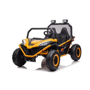 UTV electric pentru 2 copii BUGGY SPEED Fast Edition 24V 300W 4x4 (s608) Galben - Autokids.ro