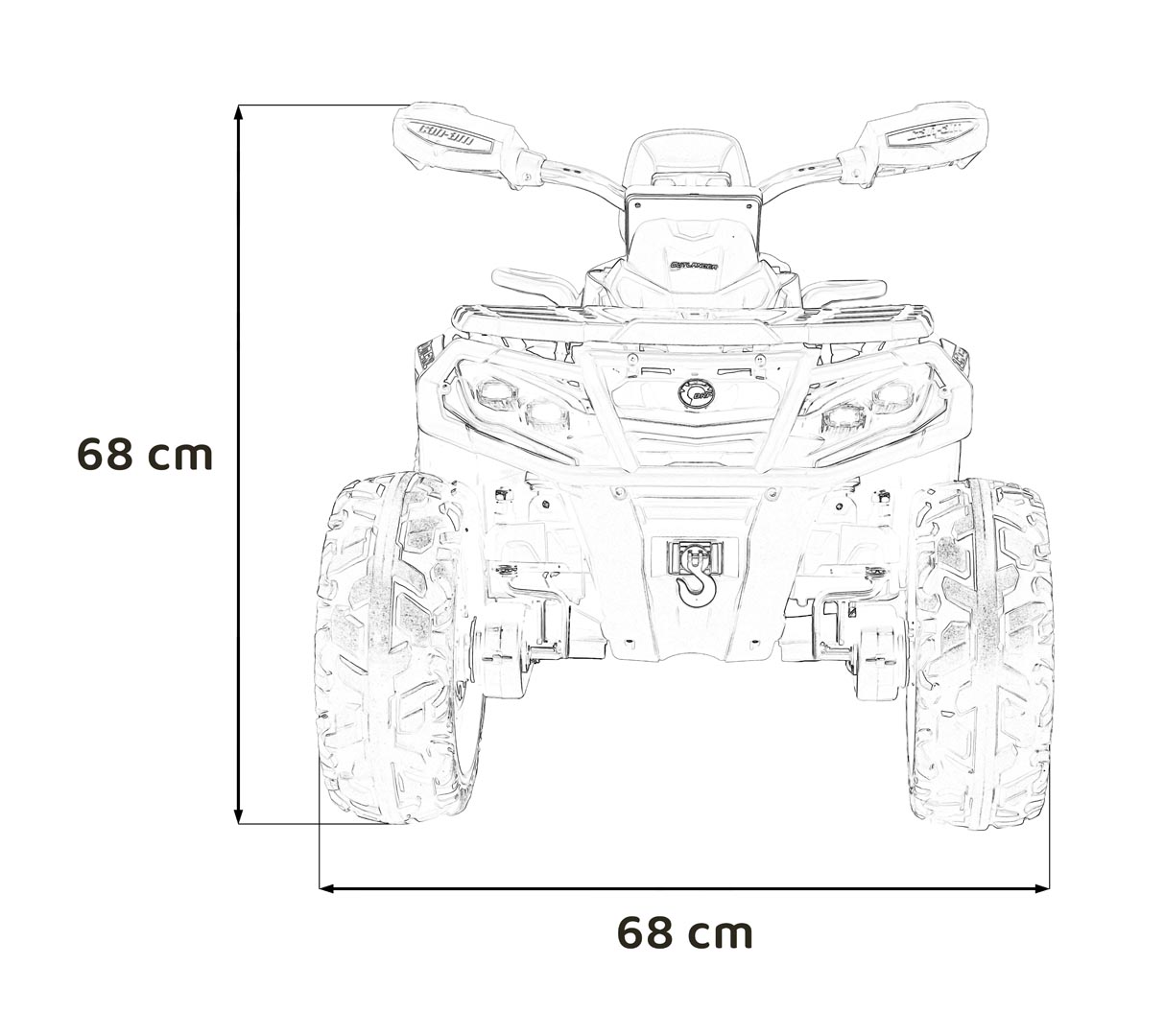 echipare Lux (CA005) Negru - Autokids.ro