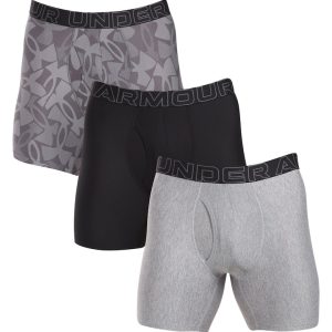 Lenjerie intima barbati 1383879 035 -  Elastan - 3 perechi - Gri/Negru